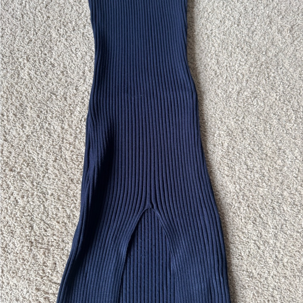 Love Tree Knit Navy Dress - Picture 2 of 4